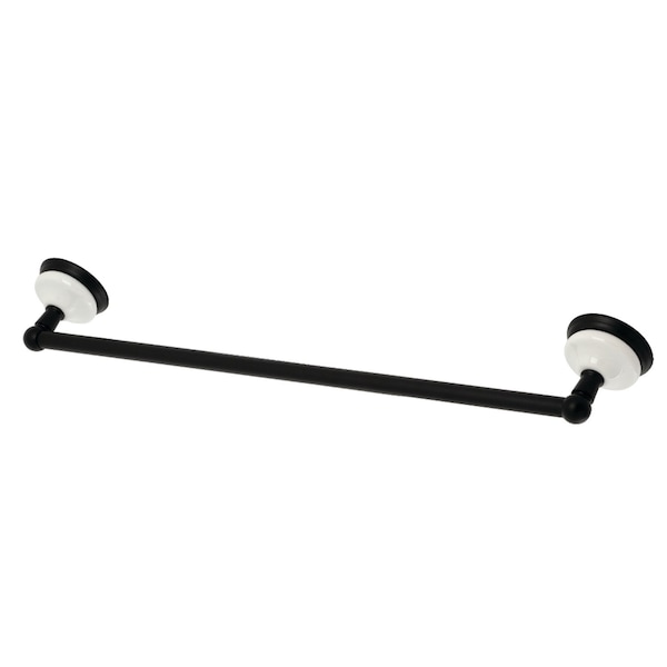 BA1111MB Victorian 24" Towel Bar, Matte Black